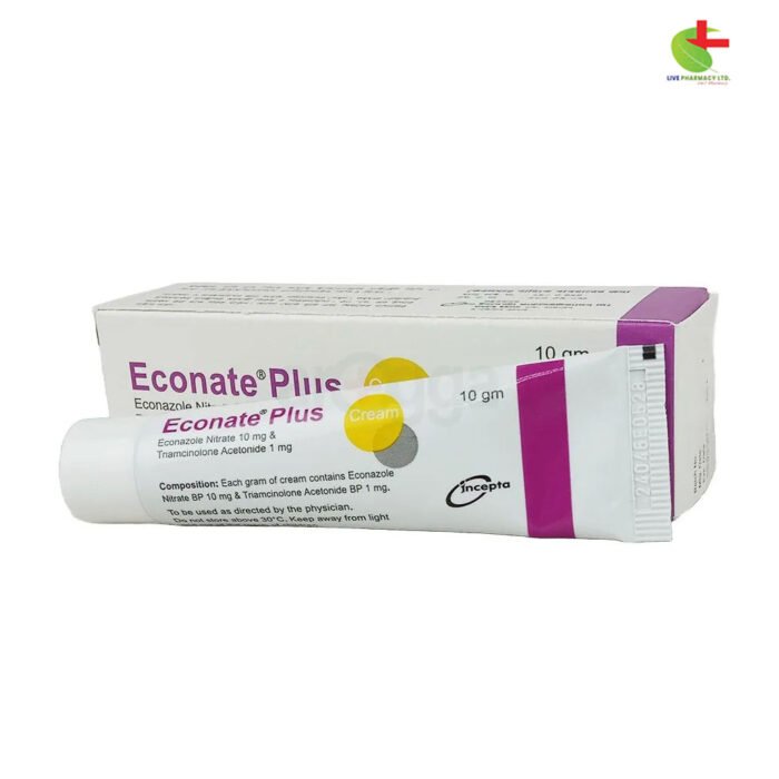 Econate Plus - Effective Antifungal and Anti-inflammatory Cream | Live Pharmacy