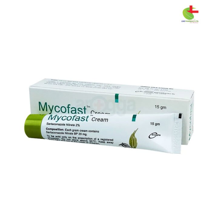 Mycofast Cream | Effective Antifungal Treatment for Tinea Pedis | Live Pharmacy