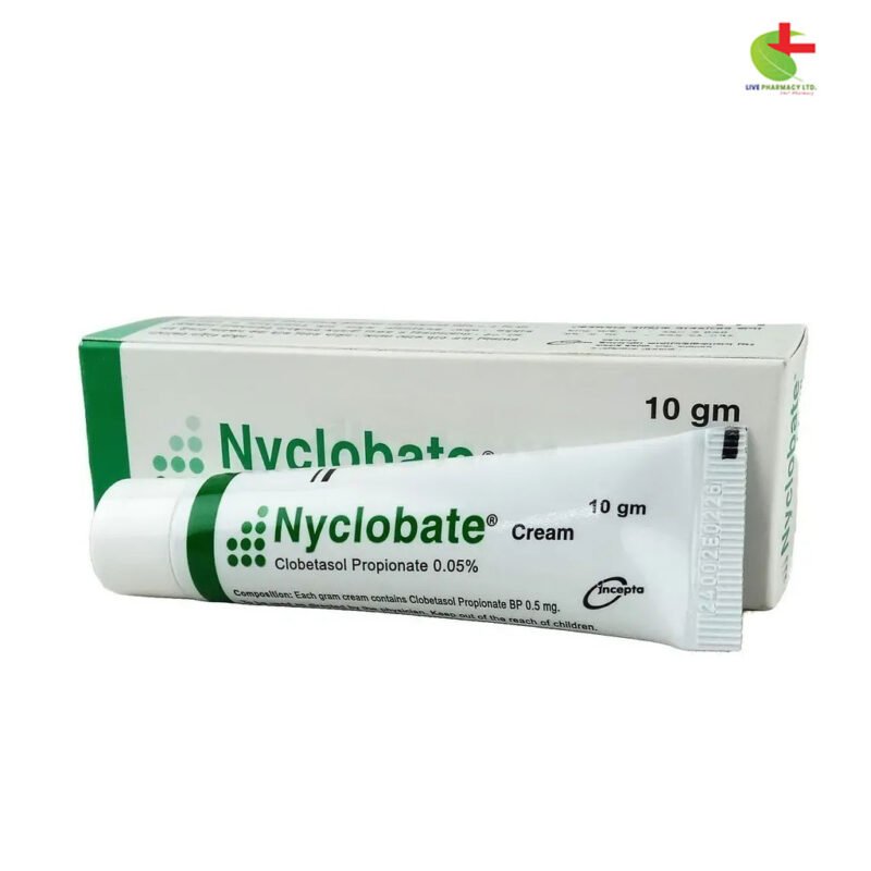 Nyclobate by Live Pharmacy | Clobetasol Propionate Cream & Ointment for Psoriasis Treatment