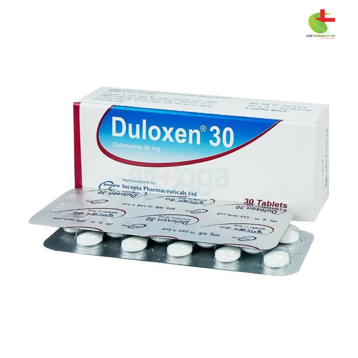 Duloxen 30 - Effective Treatment for Depression, Anxiety, and Pain | Live Pharmacy