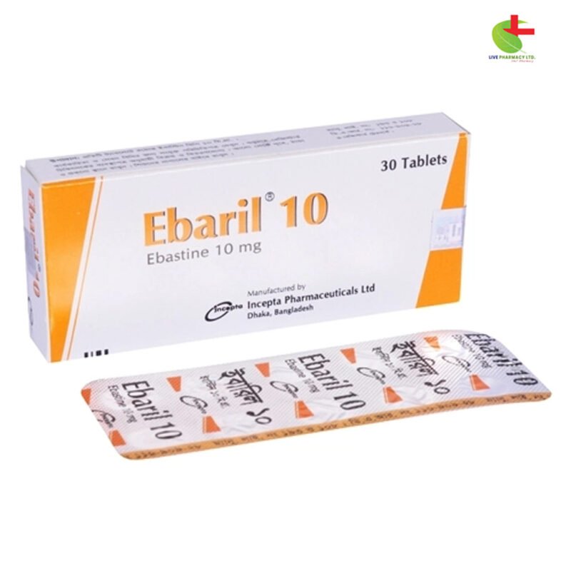 Ebaril 10 - Non-Sedating Antihistamine for Allergic Rhinitis | Live Pharmacy