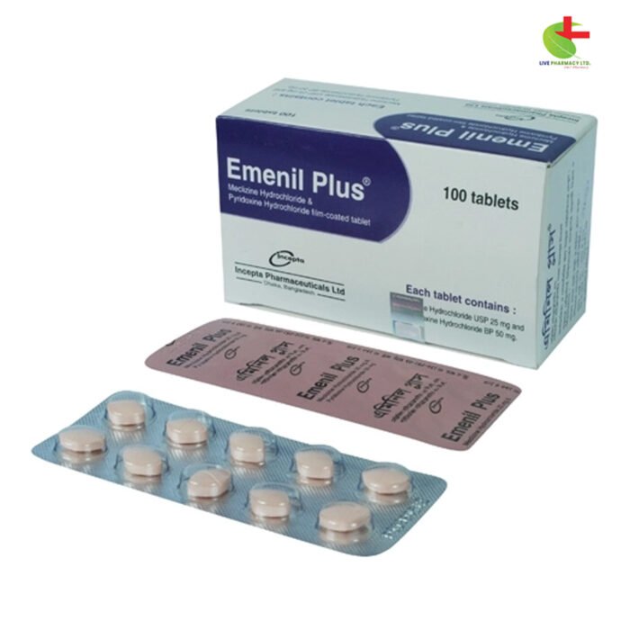 Emenil Plus - Effective Relief from Nausea & Motion Sickness | Live Pharmacy