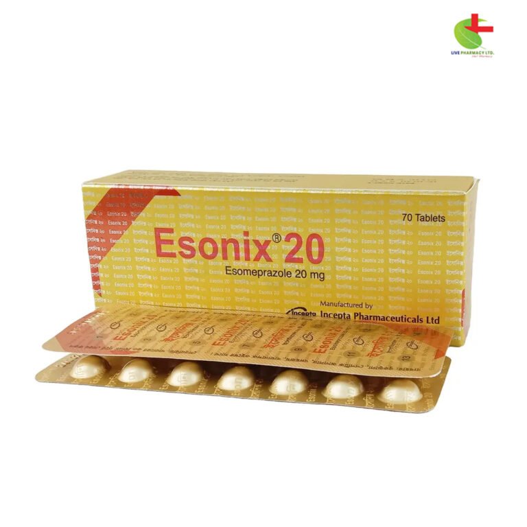 Esonix 20 - Effective Relief from GERD & Acid-Related Disorders | Live Pharmacy