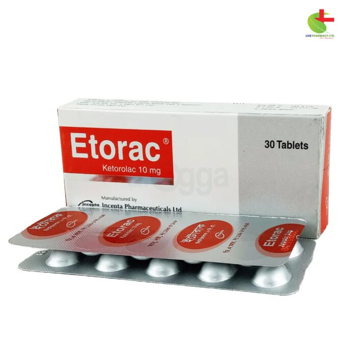 Etorac 10 | Nonsteroidal Anti-Inflammatory Drug for Pain Relief | Live Pharmacy