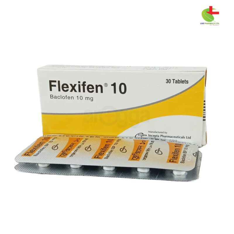 Flexifen 10 - Effective Muscle Relaxant for Spasticity | Live Pharmacy