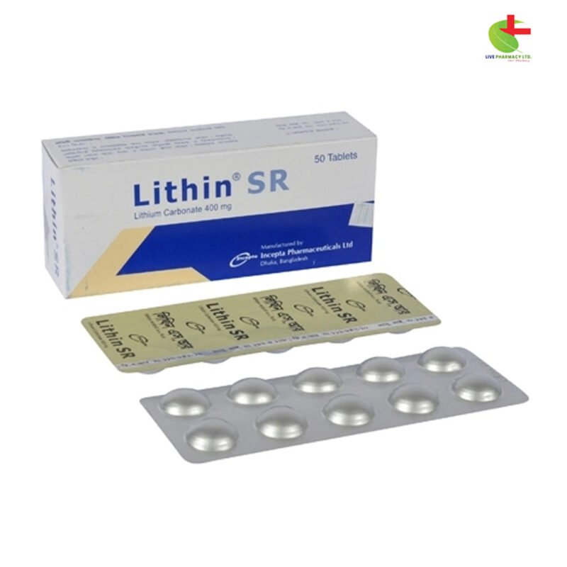 Lithin SR | Lithium Carbonate for Bipolar Disorder | Live Pharmacy