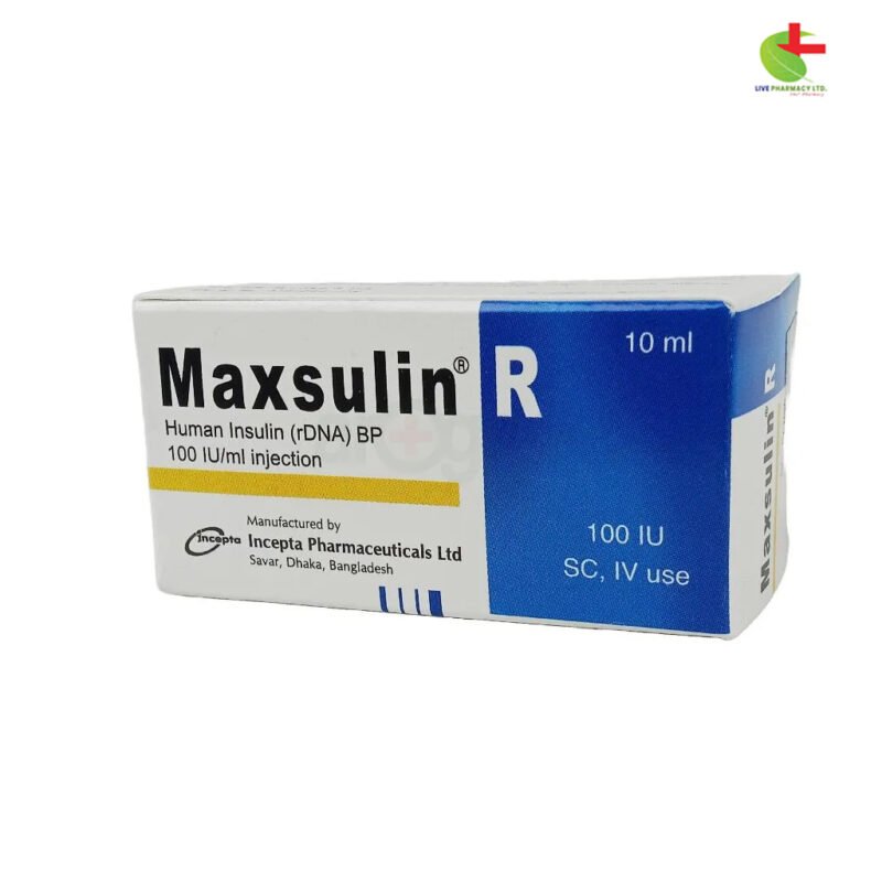 Maxsulin SC Injection - Insulin 30% Regular & 70% Isophane