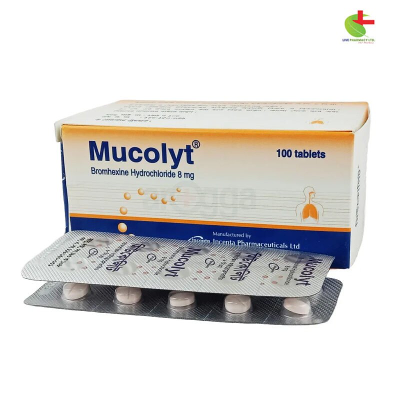 Mucolyt 8 – Effective Mucolytic for Respiratory Relief | Live Pharmacy