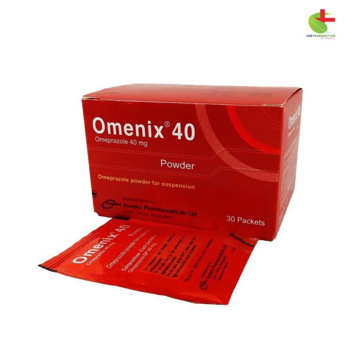 Omenix - Proton Pump Inhibitor for Ulcers & Acid Reflux | Live Pharmacy