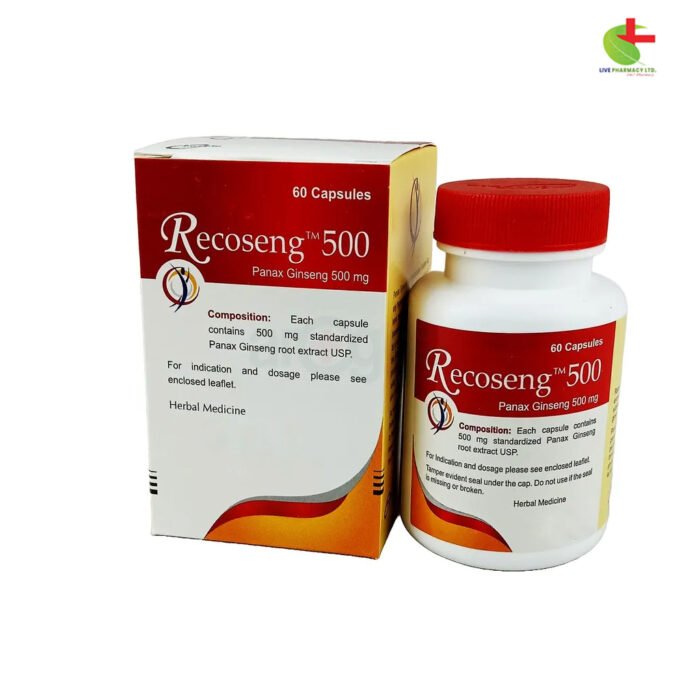 Recoseng Capsules | Boost Vitality & Immunity | Live Pharmacy