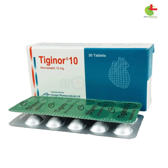 Tiginor 10: Effective Cholesterol-Lowering Medication | Live Pharmacy