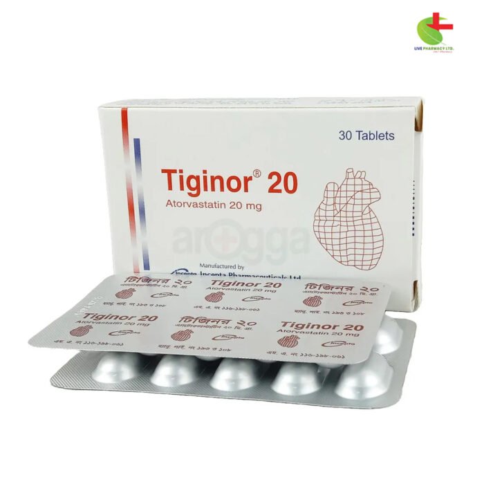 Tiginor 20: Effective Cholesterol-Lowering Medication | Live Pharmacy