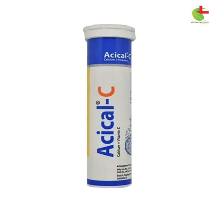 Acical C - Calcium & Vitamin C Supplement | Live Pharmacy | ACI Pharmaceuticals Ltd.