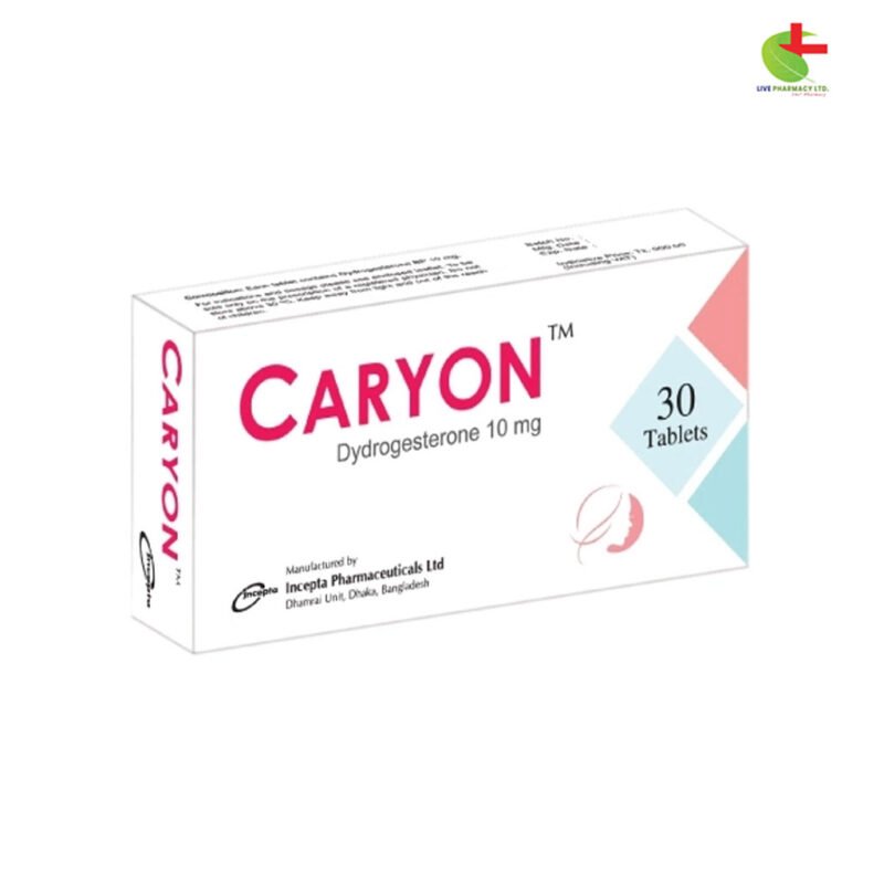 Caryon - Progesterone Deficiency Treatment | Live Pharmacy | Incepta Pharmaceuticals Ltd.