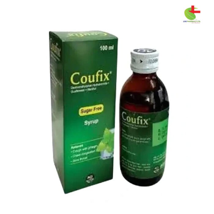 Coufix Syrup – Effective Relief for Cough, Chest Congestion, and Sore Throat | Live Pharmacy