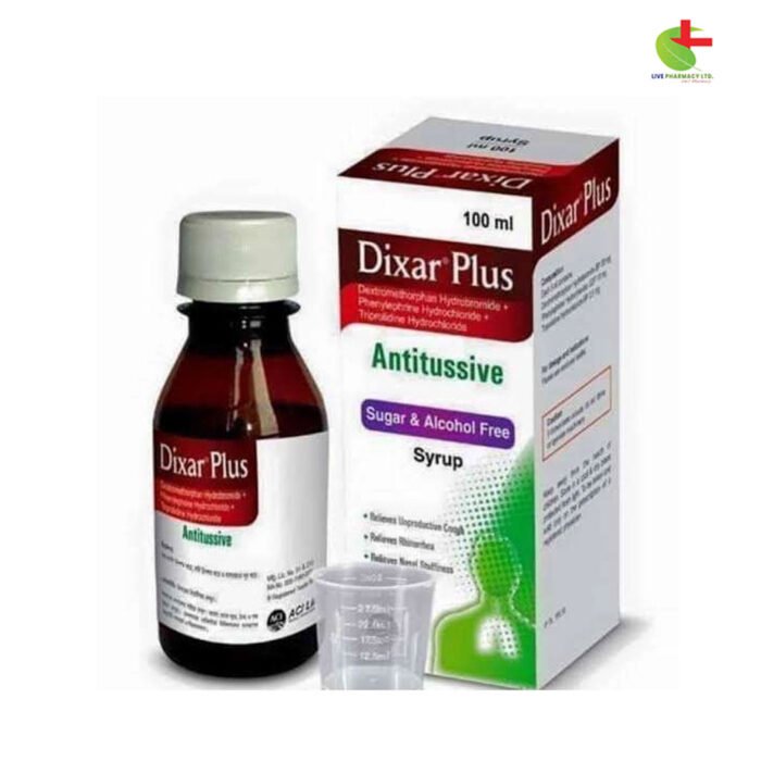 Dixar Plus - Effective Relief for Cough, Cold, and Allergies | Live Pharmacy