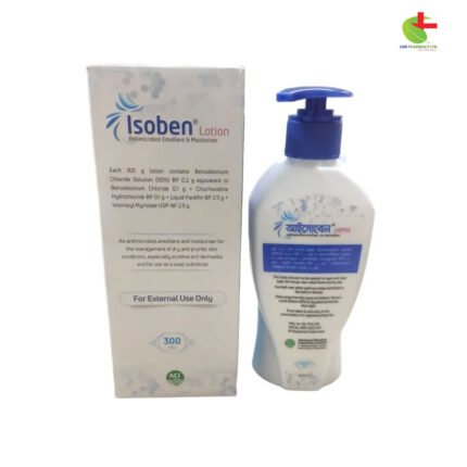 Isoben Antimicrobial Emollient Lotion for Dry & Itchy Skin | Live Pharmacy