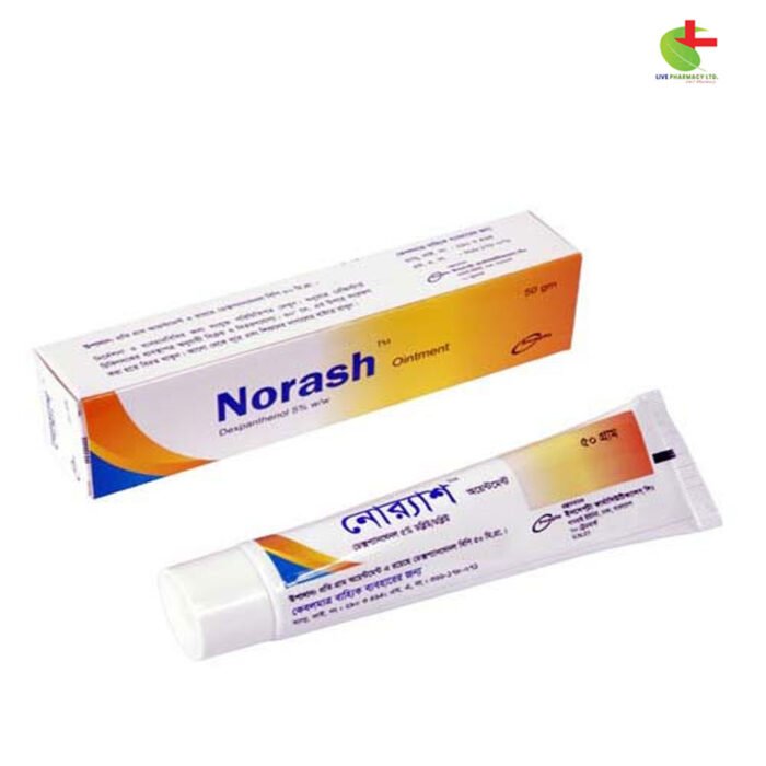 Norash Ointment for Diaper Rash, Sore Nipples & Dry Skin