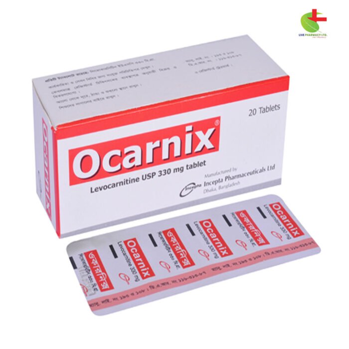 Ocarnix - Levocarnitine Supplement for Energy & Fatigue | Live Pharmacy