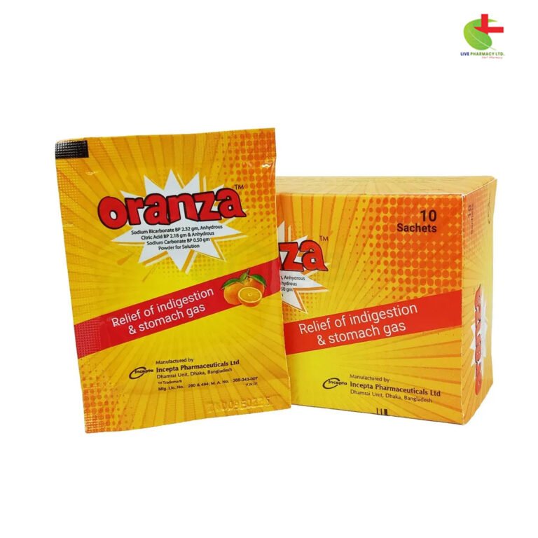 Oranza - Fast Relief from Heartburn and Indigestion | Live Pharmacy