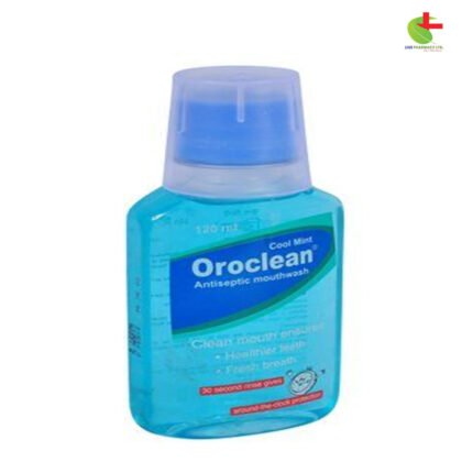 Oroclean Cool Mint Antiseptic Mouthwash