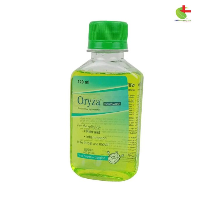 Oryza Mouthwash | Relief for Sore Throat & Mouth Pain