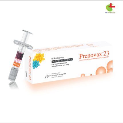 Prenovax 23 IM/SC Injection - Polysaccharide Pneumococcal Vaccine 25 mcg/0.5 ml