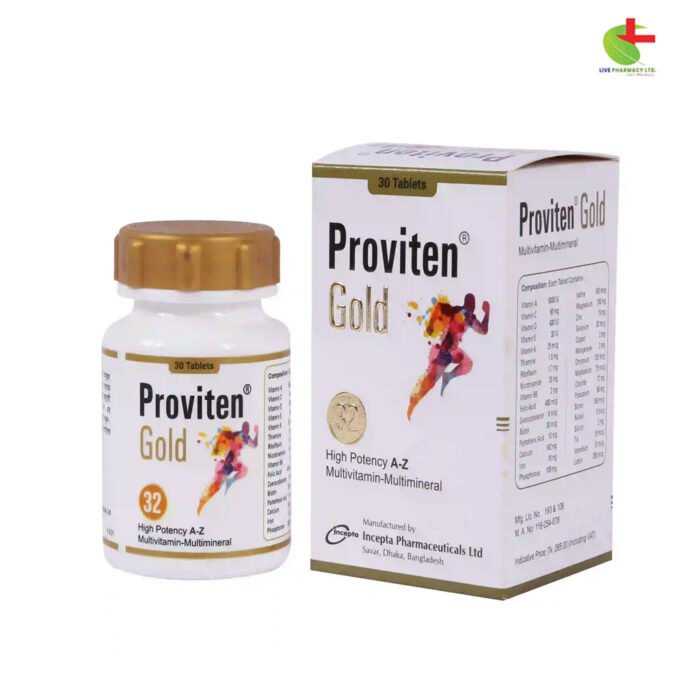 Proviten Gold - Multivitamin & Multimineral Supplement | Live Pharmacy