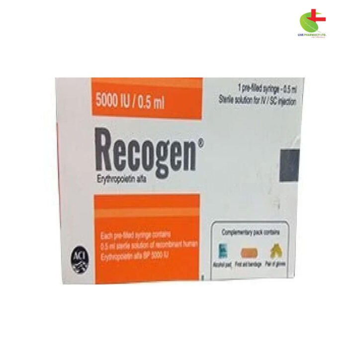 Recogen 5000 | Erythropoietin for Anemia Treatment | Live Pharmacy