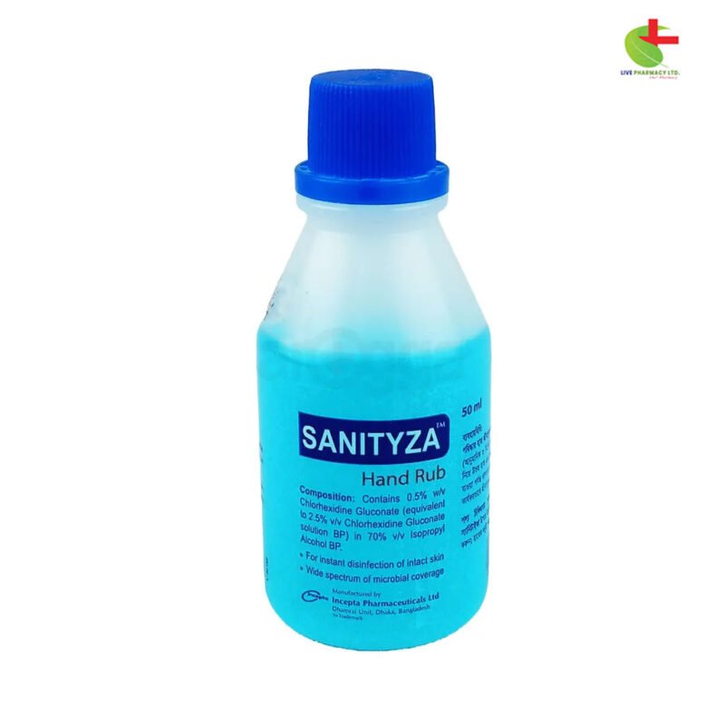 Sanityza: Effective Microbicidal Disinfectant - Live Pharmacy