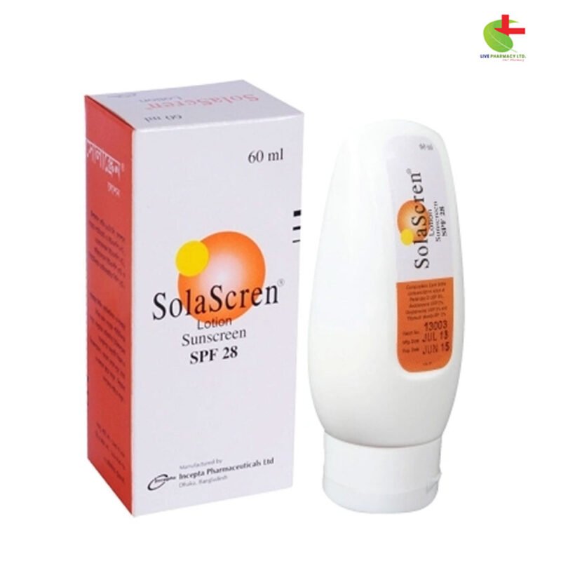 SolaScren - Effective Sunblock for All Skin Types | Live Pharmacy