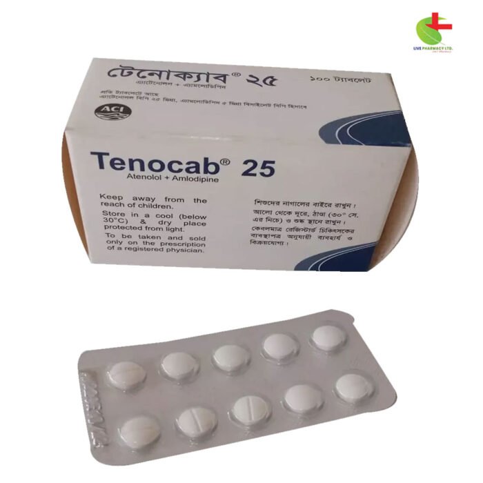 Tenocab | Live Pharmacy - ACI Pharmaceuticals Ltd. | Hypertension & Angina Treatment