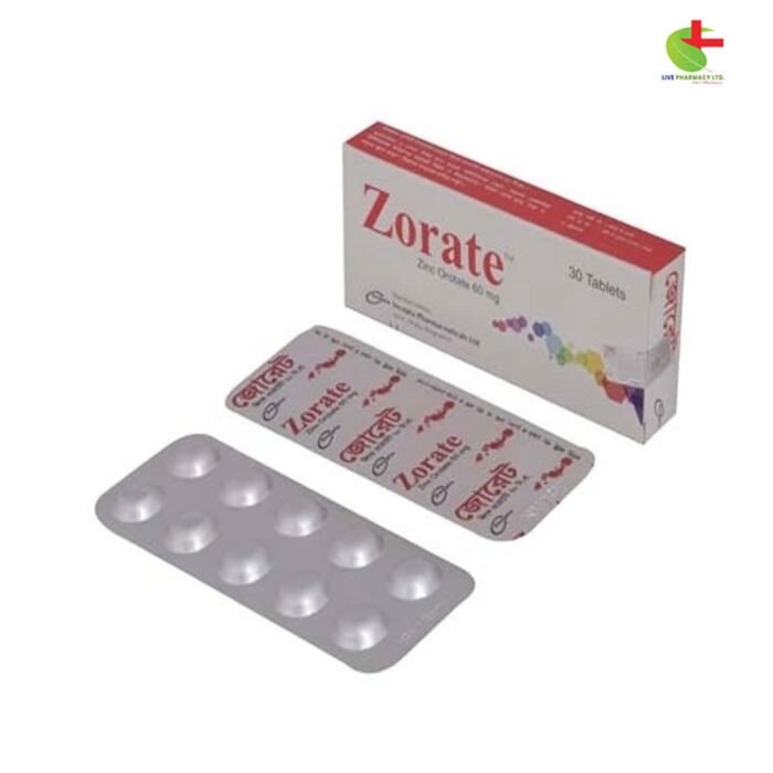 Zorate - Zinc Supplement for Deficiency and Immune Support | Live Pharmacy