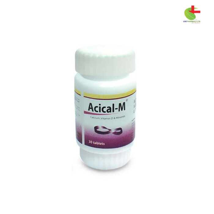 Acical M - Bone Health Supplement | Live Pharmacy | ACI Pharmaceuticals Ltd.