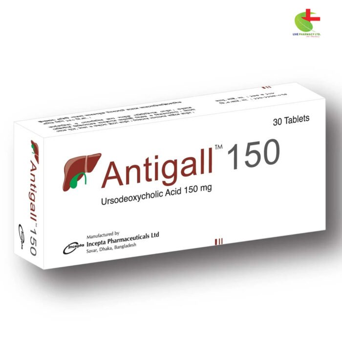 Antigall - Ursodeoxycholic Acid for Gallstones, Liver & Biliary Disorders | Live Pharmacy