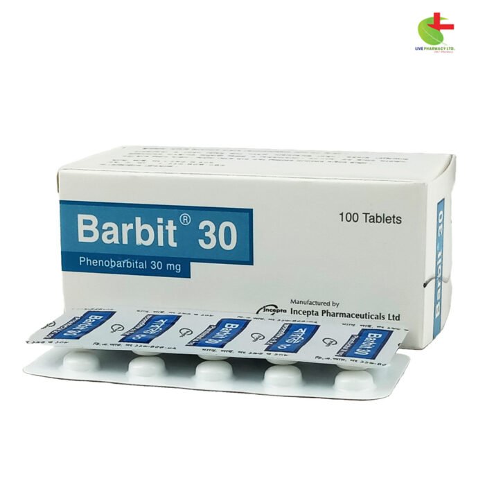 Barbit 30 - Effective Sedative and Anticonvulsant | Live Pharmacy