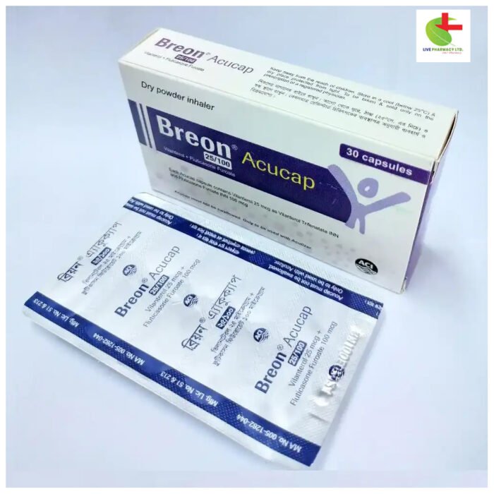 Breon 100 Accucap | Buy Inhalation Capsules for COPD & Asthma | Live Pharmacy