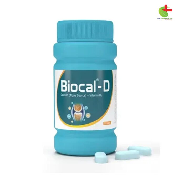 Biocal-D | Calcium & Vitamin D3 Supplement for Stronger Bones | Live Pharmacy | ACI Ltd.