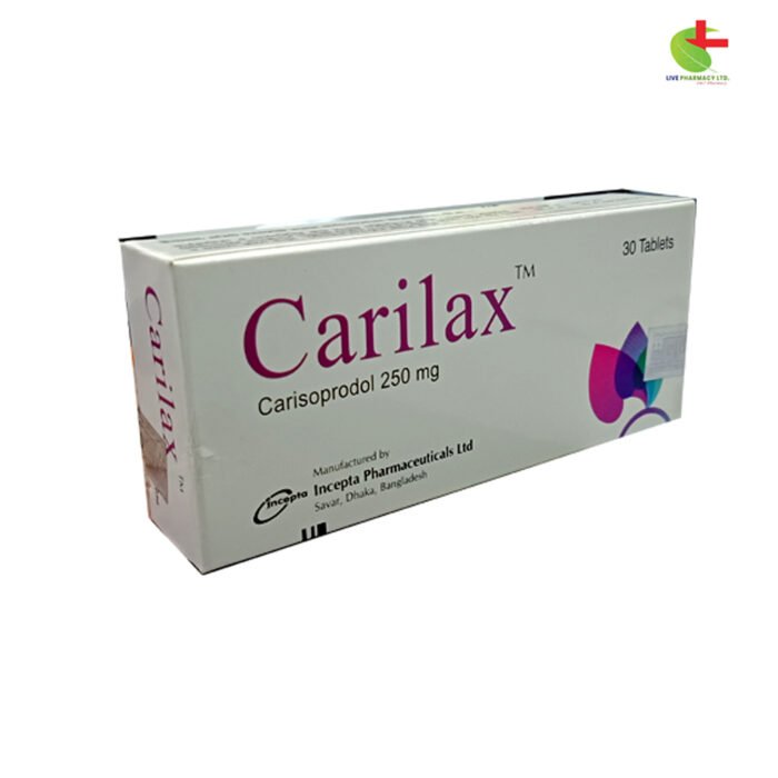 Carilax – Effective Muscle Relaxant for Pain Relief | Live Pharmacy