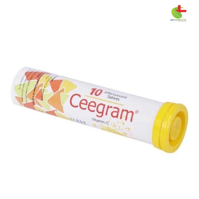 Ceegram - Vitamin C Supplement for Scurvy, Immunity & Healing | Live Pharmacy