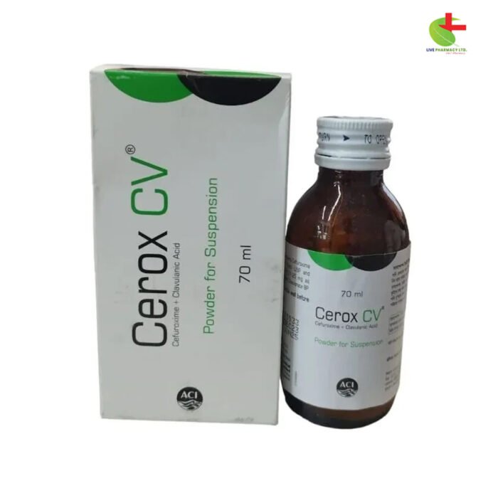 Cerox CV | Cefuroxime & Clavulanic Acid Antibiotic | Live Pharmacy | ACI Ltd.