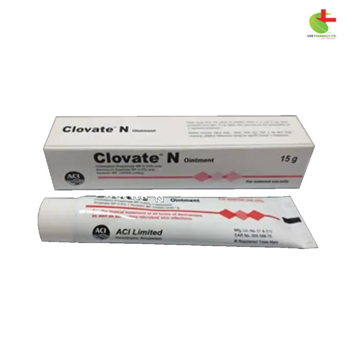 Clovate N Cream - Effective Treatment for Eczema, Psoriasis & Inflammatory Skin Conditions | Live Pharmacy