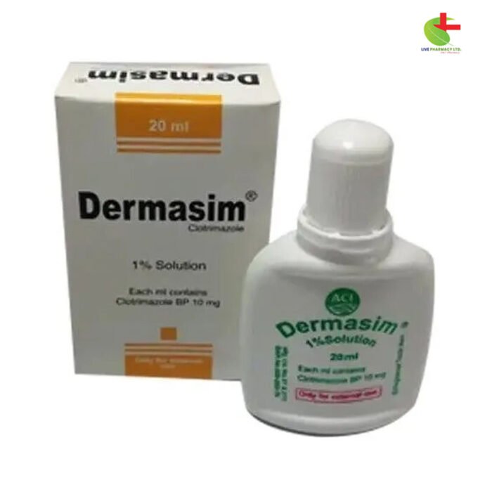 Dermasim Solution | Antifungal Treatment for Skin Infections | Live Pharmacy