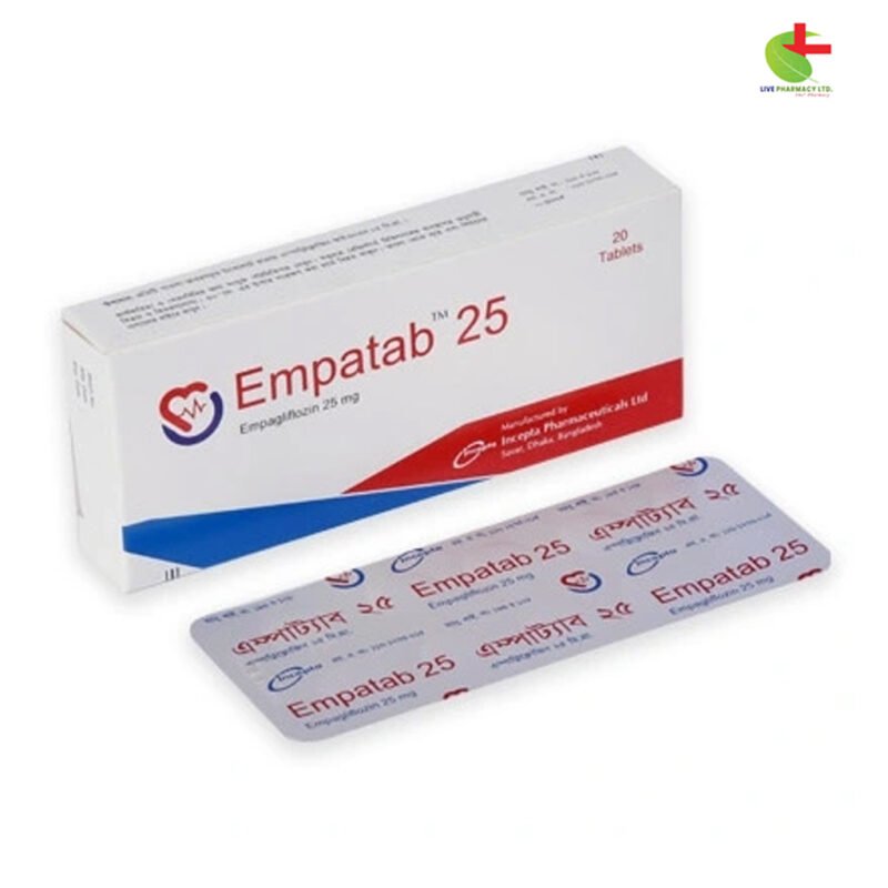 Empatab - SGLT2 Inhibitor for Type 2 Diabetes & Cardiovascular Health | Live Pharmacy