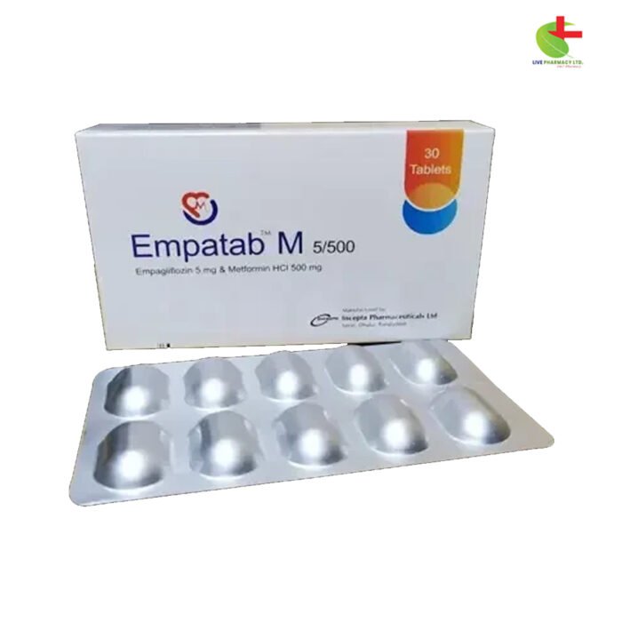 Empatab - SGLT2 Inhibitor for Type 2 Diabetes & Cardiovascular Health | Live Pharmacy