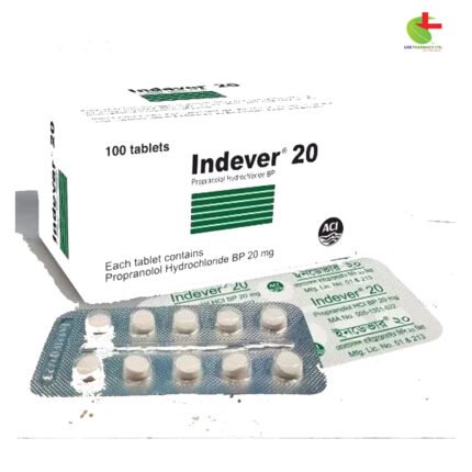 Indever (Propranolol Hydrochloride) - Beta Blocker for Hypertension, Angina & Migraine | Live Pharmacy