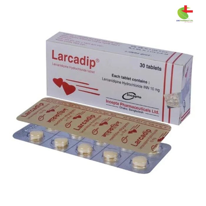 Larcadip (Lercanidipine) - Hypertension Treatment | Live Pharmacy | Incepta Pharmaceuticals