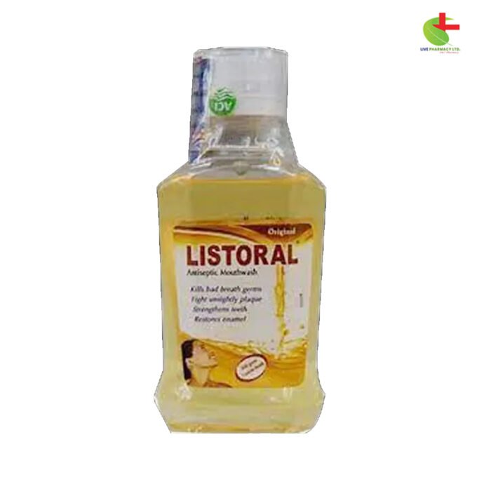 Listoral Original Mouthwash | Freshens Breath & Protects Gums | Live Pharmacy