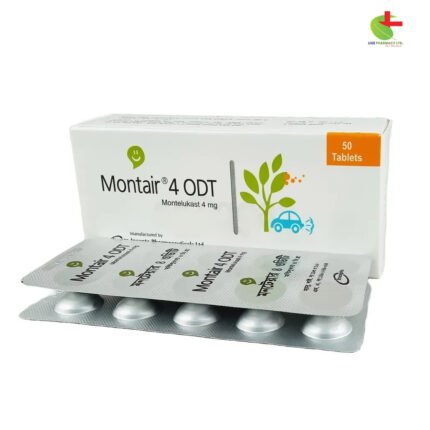 Montair 4 ODT | Asthma & Allergy Relief | Live Pharmacy | Incepta Pharmaceuticals Ltd.