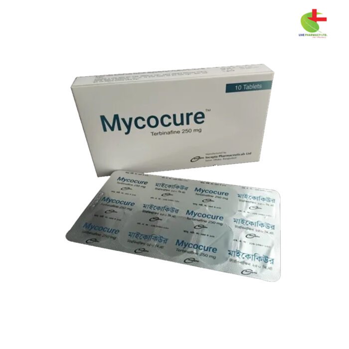 Buy Mycocure (Terbinafine) Online – Effective Antifungal Treatment | Live Pharmacy | Incepta Pharmaceuticals